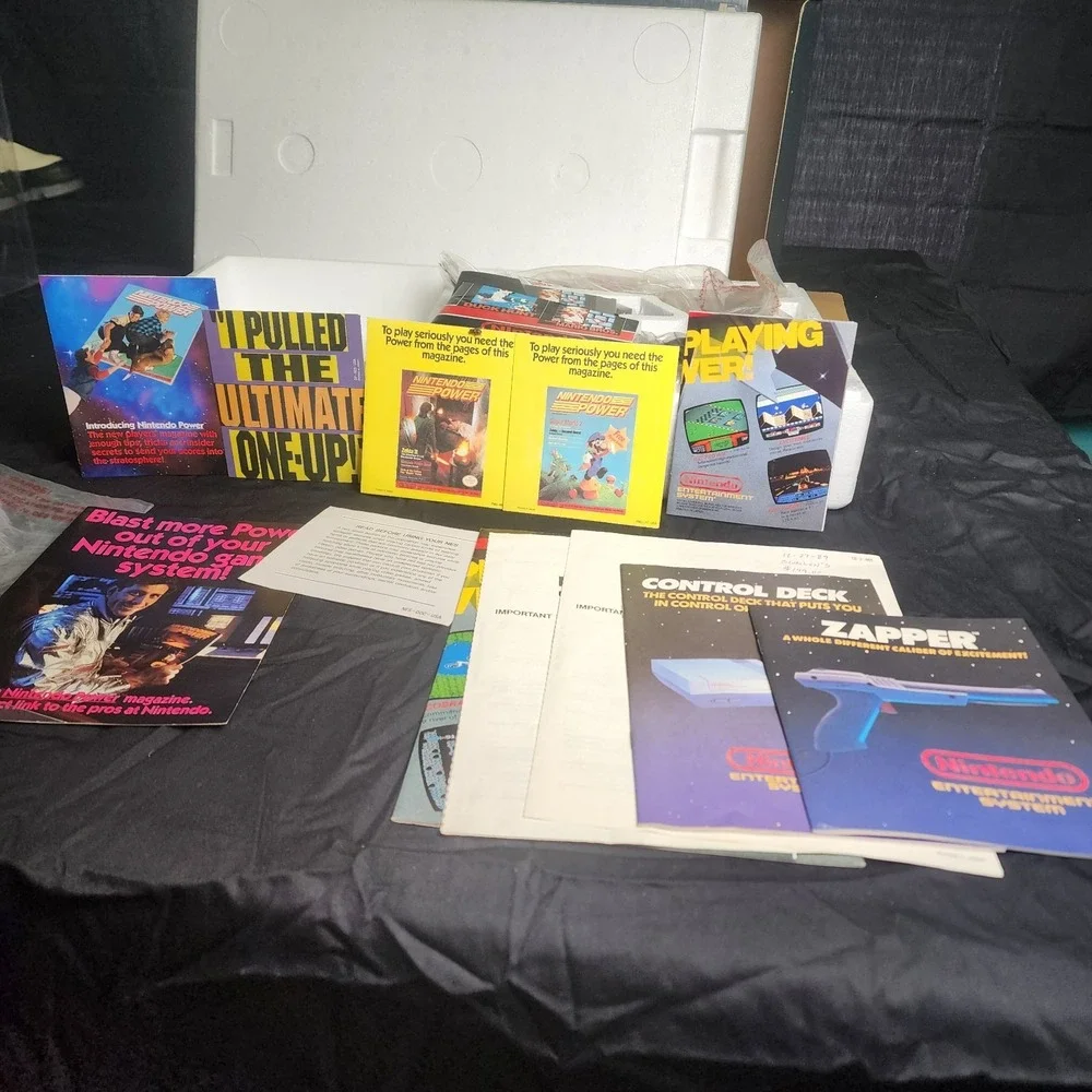 NES Original With Manuals,‎ Super Mario Bros & Duck Hunt With Zapper Light Gun